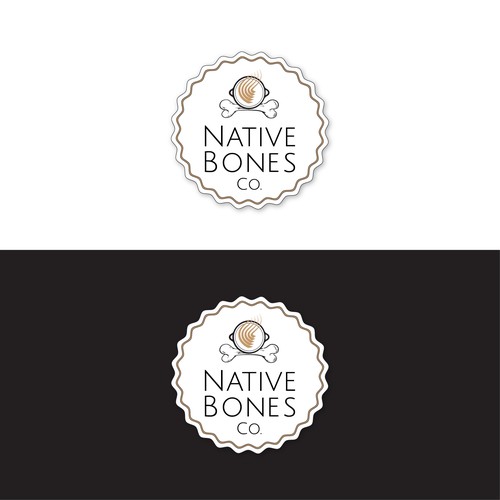 Logo concept for bone broth product