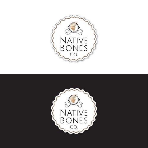 Logo concept for bone broth product