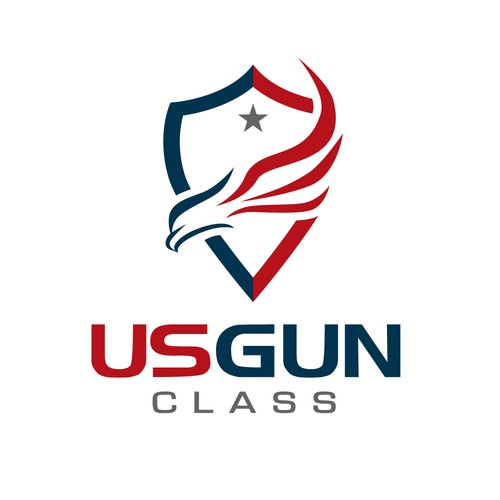 Bold Patriotic Gun Class logo