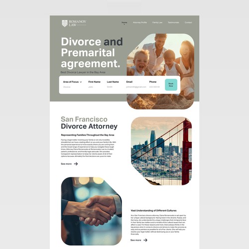 Law Firm Homepage