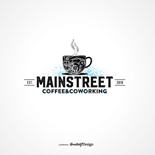 Coffee Shop and Coworking Logo