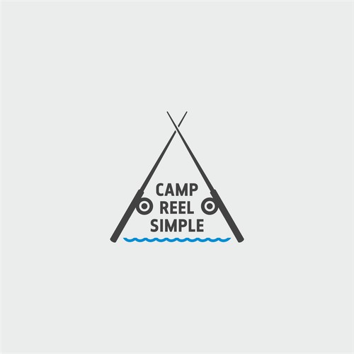 logo for a lake house/camp