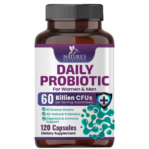 Eye catching Design concept for probiotic 