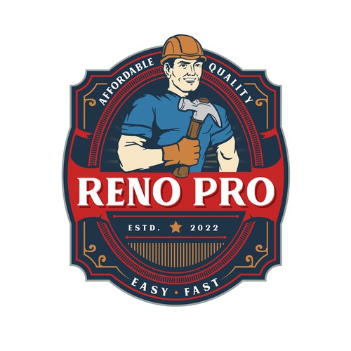 Logo for Residential renovation and new construction general contractor company