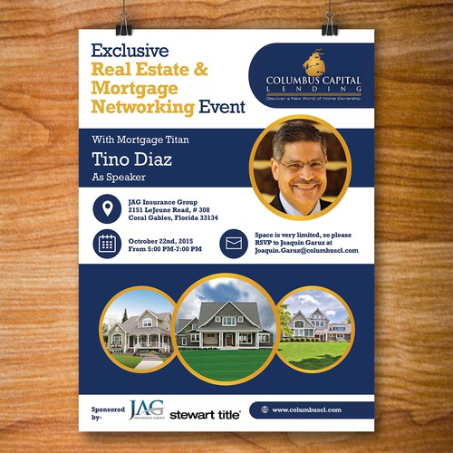 Real Estate & Moertgage Networking Event Flyer