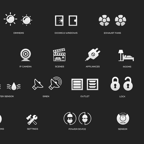 Design home automation app to control lights