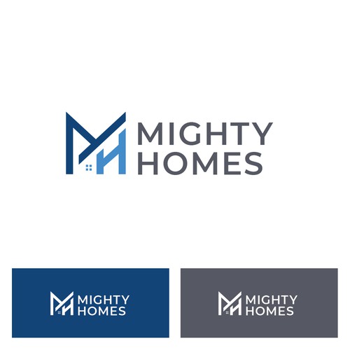 Logo for an Energy efficient & smart enabled home builder company