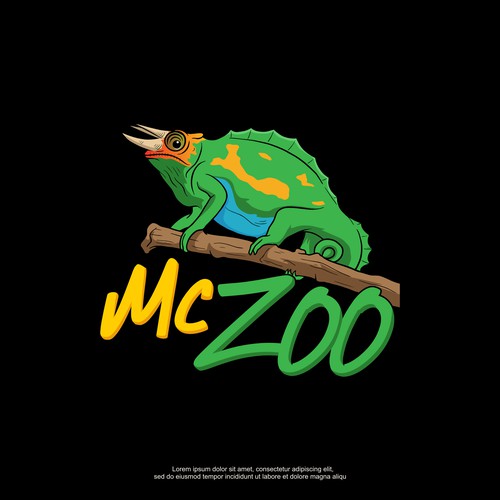 Mc Zoo Logo Mascot Design