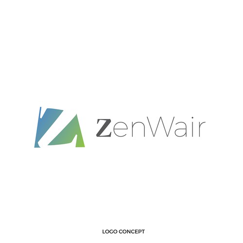 Trendy Logo For "ZenWair"