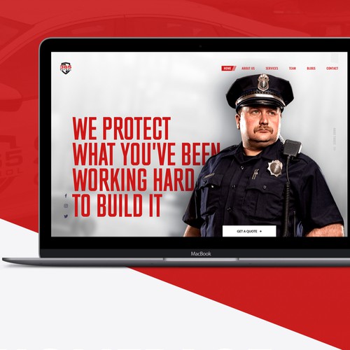 Security Guard Company Website