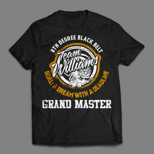 8th Degree Black Belt - Grand Master - T-shirt Contest