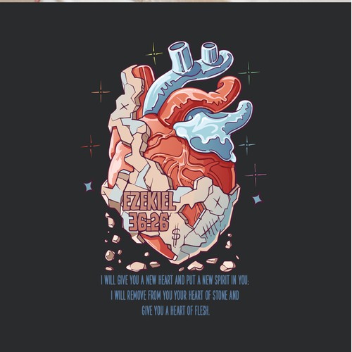 Ezekiel 36:26 Illustration