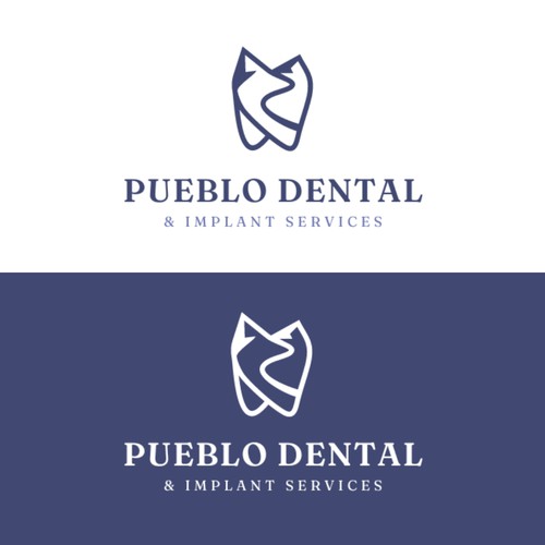 Pueblo Dental logo design