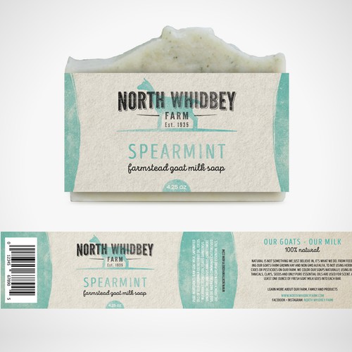 Soap label design