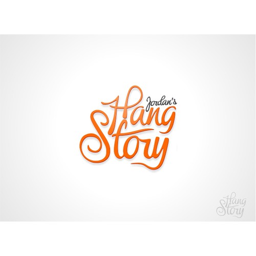 HANG STORY LOGO. Hang in there WORLD CHANGE.