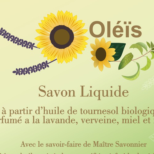 Créer un logo+ etiquette pour un savon liquide