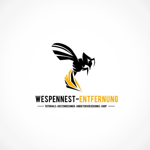 Logo design for a wasp nest removal company 