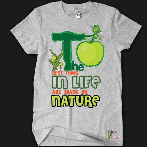 Tee Shirt for an Edgy Organic Food Company