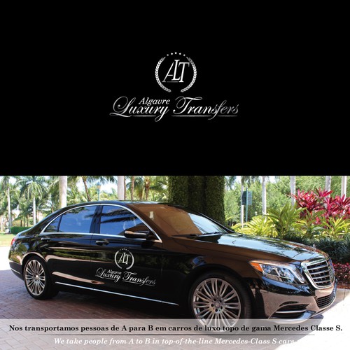 A luxurious logo for Luxury transportation company