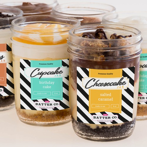 Label for cake jars