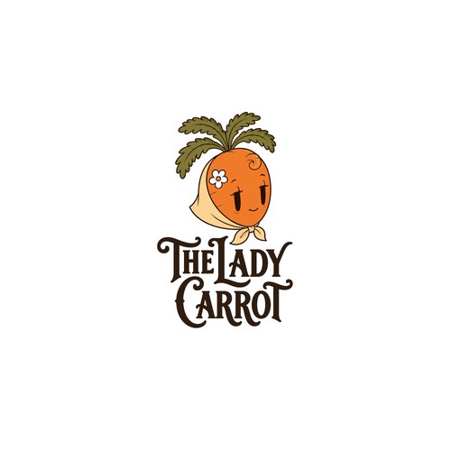 The Lady Carrot logo design