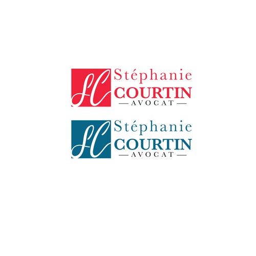 Concept logo pour l'avocat S. Courtin