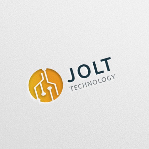 High tech logo design