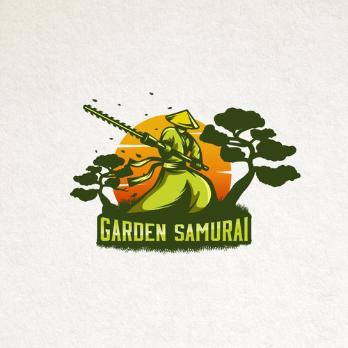 Logo concept for Garden Samurai