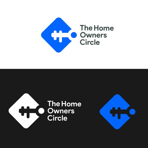 Simple logo for The Home Owners