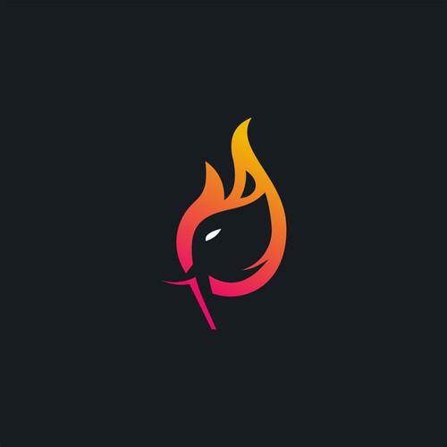 elephant and fire logo