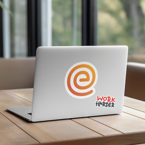 Easy brand sticker