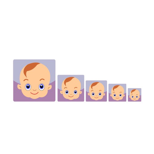 iPhone/Android app icon for baby list app