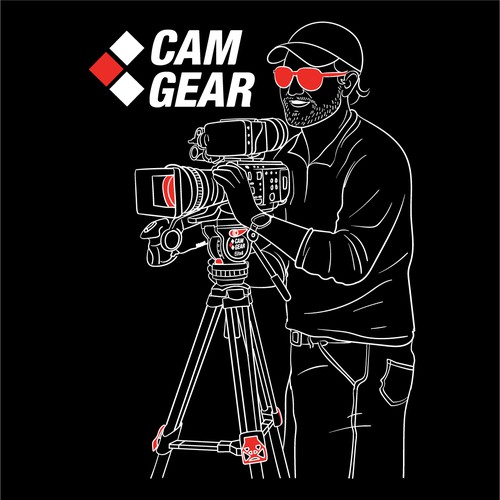 cam gear t shirt illustration