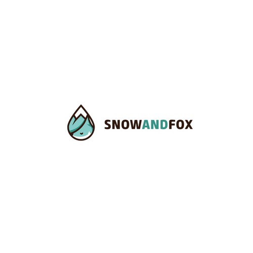 Bold logo snow and fox