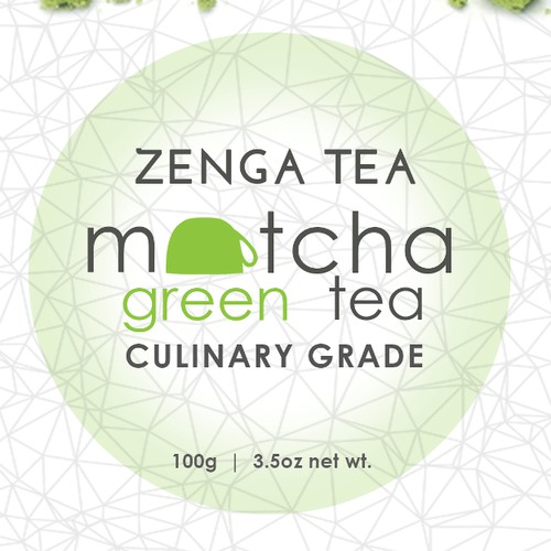 Create beautiful product labels for Zenga Tea