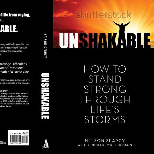 Book Cover design for "Unshakable" - 10th book by author