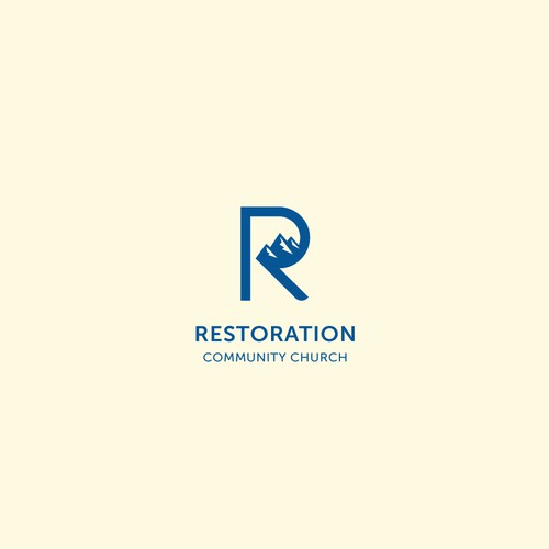 Simple logo for Restoration Community Church