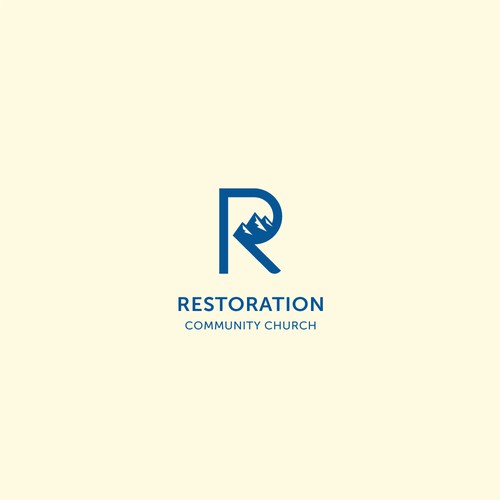 Simple logo for Restoration Community Church