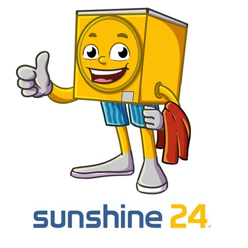 Sun Character for a Laundry Company