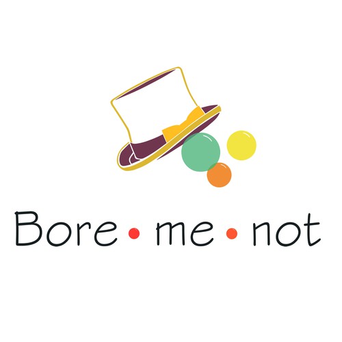 Create a logo for event stylist Bore-me-not!