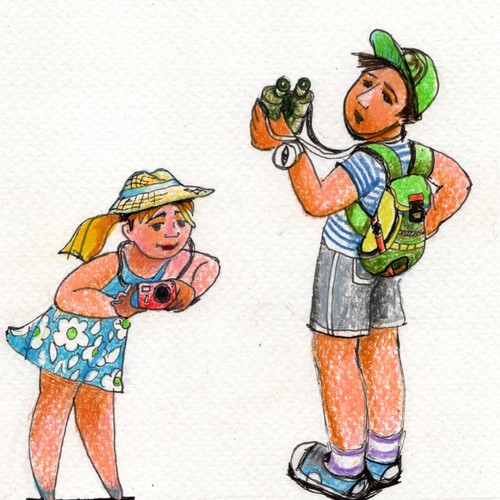 GIRL/BOY DUO FOR CHILDRENS BOOK APP