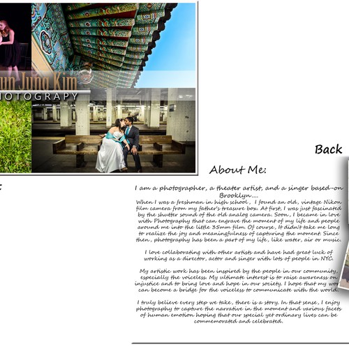 Create a capturing FIRST business card ever for Multidisciplinary Artist!