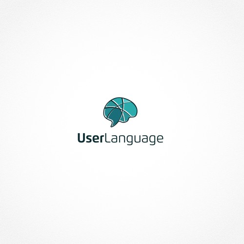 Brain - Text Cloud Logo