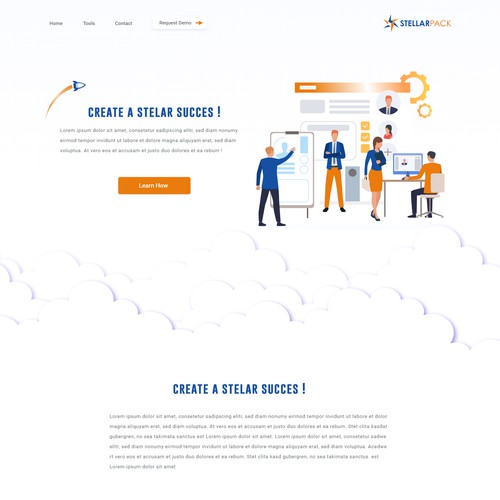 Minimal Landing-page Ui & Ux design