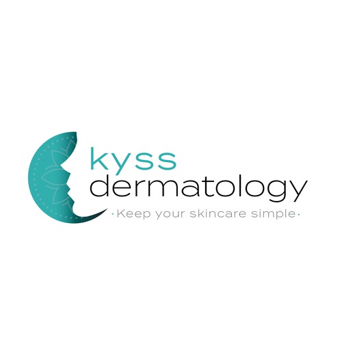Modern dermatology logo design