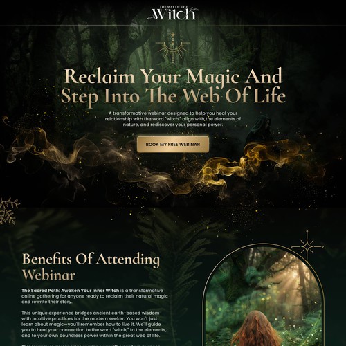 Nature & Intuition Webinar Landing Page