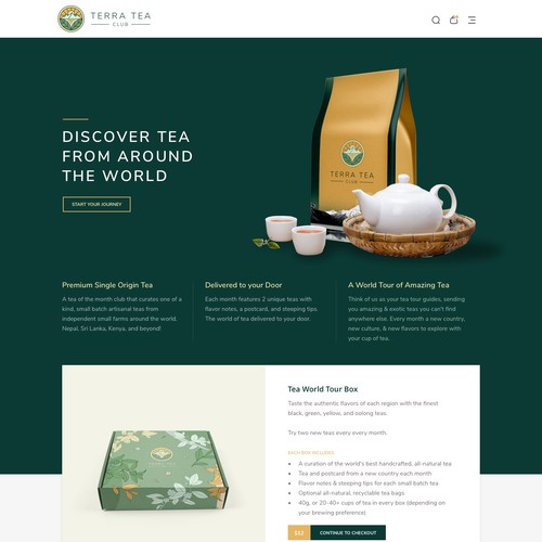 Terra Tea Website