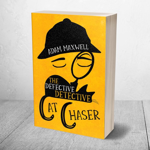 Book cover fort "The Defective Detective: Cat Chaser"