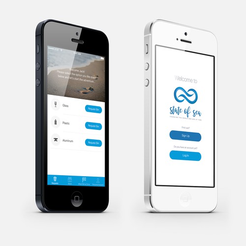 iOS App Design for State of Sea