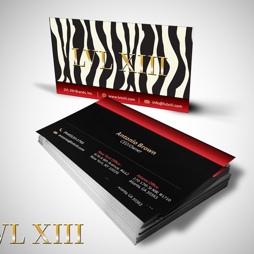 stationery for LVL XIII Brands, Inc.
